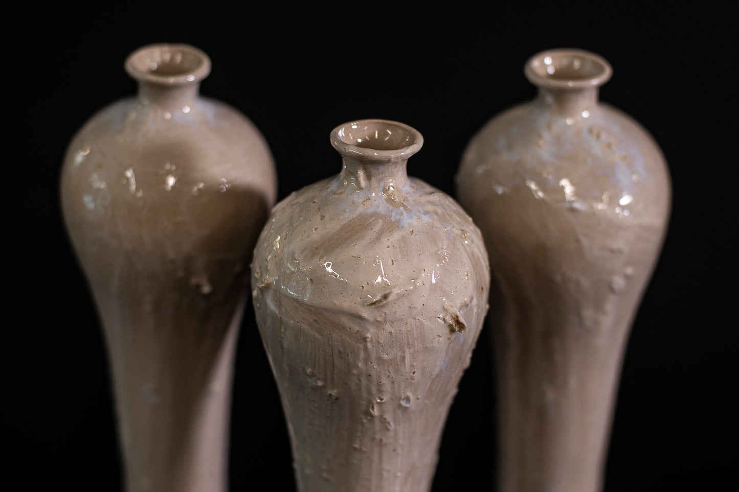 Set of 3 Supernova Vases